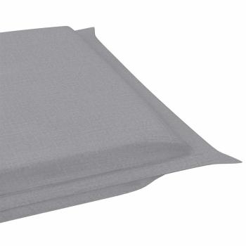 Sonnenliegen 2 Stk. mit Tisch und Auflagen Massivholz Akazie