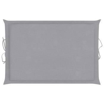 Sonnenliegen 2 Stk. mit Tisch und Auflagen Massivholz Akazie