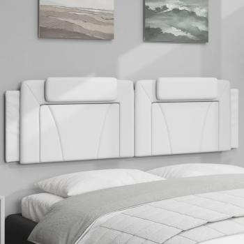 ARDEBO.de - Kopfteil-Kissen Weiß 180 cm Kunstleder