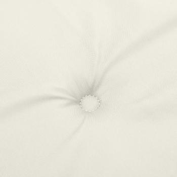 Gartenbank-Auflage Melange Creme 150x50x7 cm Stoff