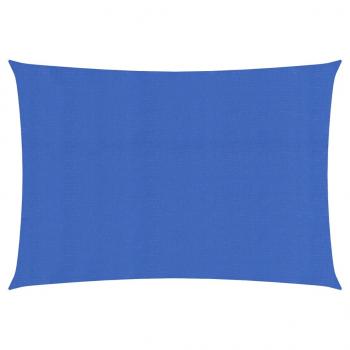 ARDEBO.de - Sonnensegel 160 g/m² Rechteckig Blau 3,5x5 m HDPE