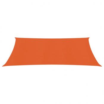 Sonnensegel 160 g/m² Rechteckig Orange 5x7 m HDPE