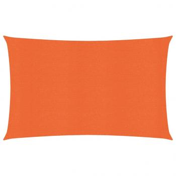 ARDEBO.de - Sonnensegel 160 g/m² Rechteckig Orange 3x5 m HDPE