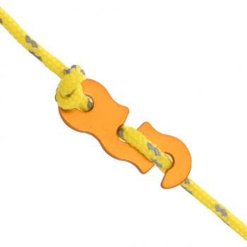 Zeltleinen mit Seilspannern 8 Stk. Reflektierend 4 m 4 mm