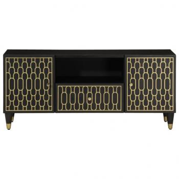 TV-Schrank 105x33x46 cm Massivholz Mango