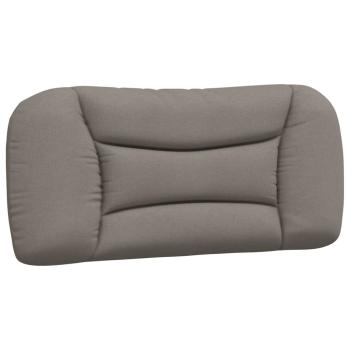 Bett mit Matratze "Hvar" Taupe 90x200 cm Stoff