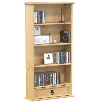 ARDEBO.de - CD-Schrank Corona 52x17,5x103 cm Massivholz Kiefer
