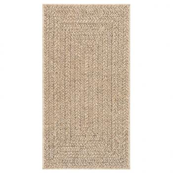 Teppich ZIZUR 100x200 cm Jute-Optik Indoor und Outdoor