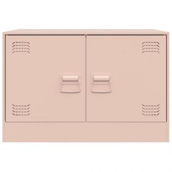 TV-Schränke 2 Stk. Rosa 67x39x44 cm Stahl