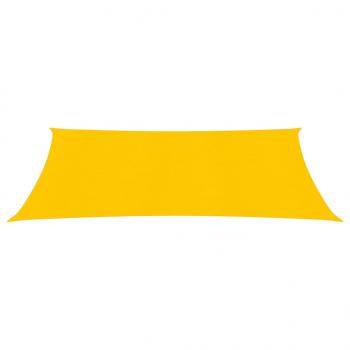 Sonnensegel 160 g/m² Rechteckig Gelb 6x8 m HDPE