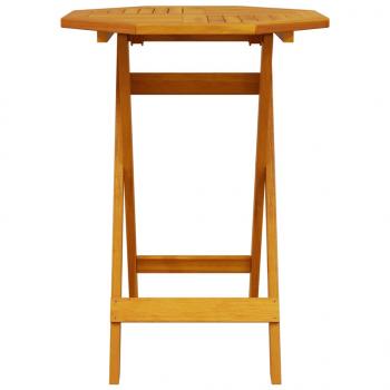 Gartentisch Klappbar Ø60x75 cm Massivholz Akazie