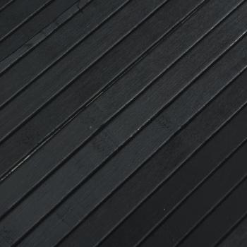 Paravent Schwarz 165x800 cm Bambus