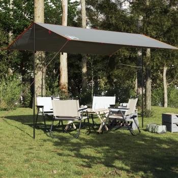 Tarp Grau und Orange 400x294 cm Wasserdicht