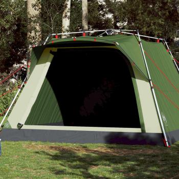 ARDEBO.de - Campingzelt 4 Personen Grün Quick Release