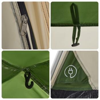 Kuppel-Familienzelt 6 Personen Grün Quick Release