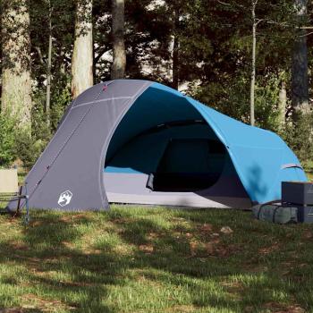 ARDEBO.de - Kuppel-Campingzelt 4 Personen Blau Wasserdicht