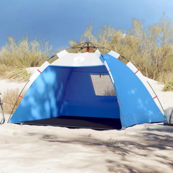 ARDEBO.de - Strandzelt 2 Personen Azurblau Quick Release Wasserdicht