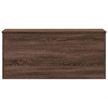 Truhe Braun Eichen-Optik 100x42x46 cm Holzwerkstoff