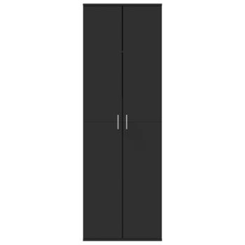 Highboard Schwarz 60x35x180 cm Holzwerkstoff