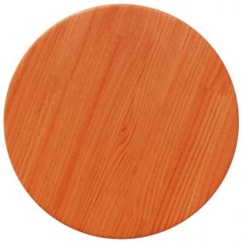 Tischplatte Rund Wachsbraun Ø30x2,5 cm Massivholz Kiefer