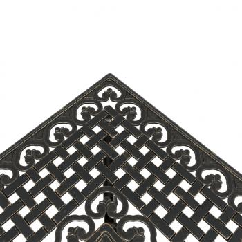 Gartentisch Bronzen 80x80x75 cm Aluminiumguss