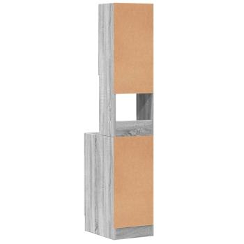 Küchenschrank Grau Sonoma 35x50x180 cm Holzwerkstoff