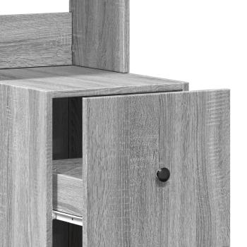 Küchenschrank Grau Sonoma 35x50x180 cm Holzwerkstoff