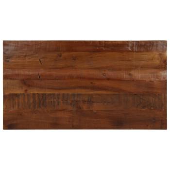 ARDEBO.de - Tischplatte 100x70x2,5 cm Rechteckig Altholz Massiv