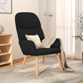 ARDEBO.de - Relaxsessel Schwarz Stoff
