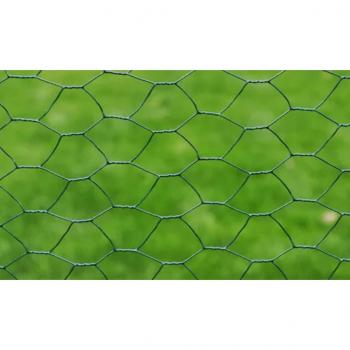 Drahtzaun mit PVC-Beschichtung 25x0,75 m Grün