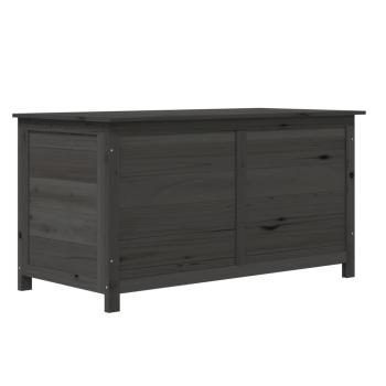 Outdoor-Kissenbox Anthrazit 100x50x56 cm Massivholz Tanne