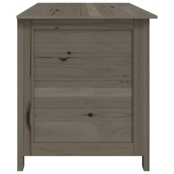 Outdoor-Kissenbox Anthrazit 100x50x56 cm Massivholz Tanne