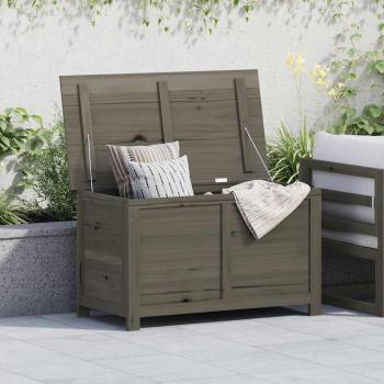Outdoor-Kissenbox Anthrazit 100x50x56 cm Massivholz Tanne