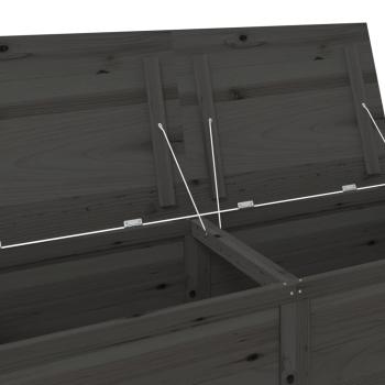 Outdoor-Kissenbox Anthrazit 150x50x56 cm Massivholz Tanne