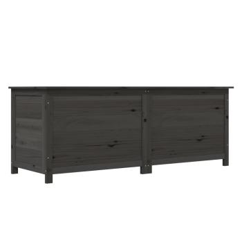 Outdoor-Kissenbox Anthrazit 150x50x56 cm Massivholz Tanne