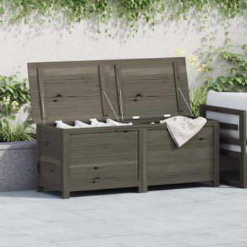 Outdoor-Kissenbox Anthrazit 150x50x56 cm Massivholz Tanne
