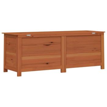 Outdoor-Kissenbox Braun 150x50x56 cm Massivholz Tanne
