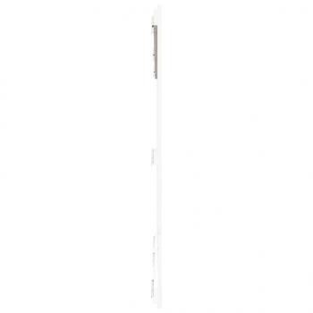 Wand-Kopfteil Weiß 185x3x110 cm Massivholz Kiefer