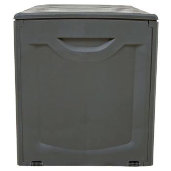 Truhe Schwarz 118x53x57 cm Polypropylen