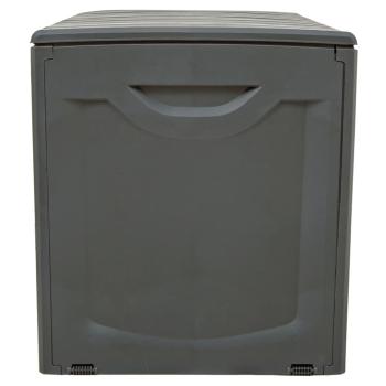 Truhe Schwarz 118x53x57 cm Polypropylen