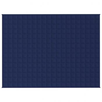 Gewichtsdecke Blau 152x203 cm 11 kg Stoff