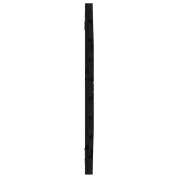 Wand-Kopfteil Schwarz 96x3x63 cm Massivholz Kiefer