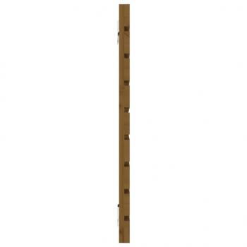Wand-Kopfteil Honigbraun 146x3x63 cm Massivholz Kiefer