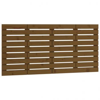 Wand-Kopfteil Honigbraun 156x3x63 cm Massivholz Kiefer
