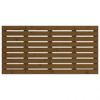 Wand-Kopfteil Honigbraun 156x3x63 cm Massivholz Kiefer