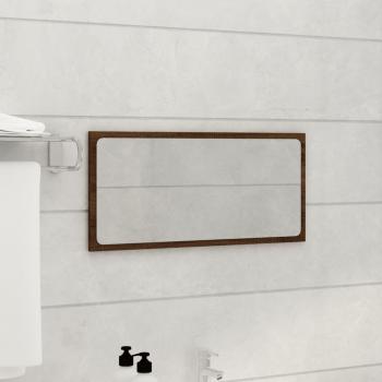 2-tlg. Badmöbel-Set Braun Eichen-Optik Holzwerkstoff