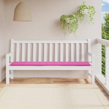 ARDEBO.de - Gartenbank-Auflage Rosa 200x50x3 cm Stoff