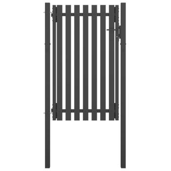 ARDEBO.de - Gartentor Stahl 1x2 m Anthrazit