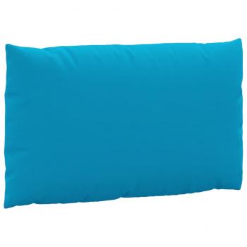 Palettenkissen 2-tlg. Hellblau Oxford-Gewebe