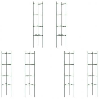 Tomatenkäfige 6 Stk. 154 cm Stahl und PP